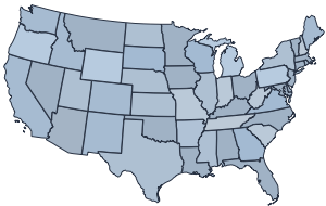 United States map by Theshibboleth GFDL or CC-BY-SA-3.0 via Wikimedia Commons