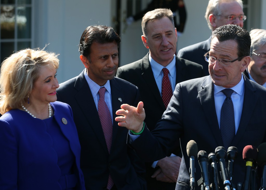 State Governors Speak To Media After Meeting With President Obama