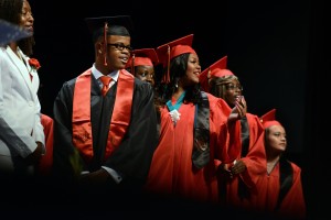 The Education Department said Tuesday that the high school graduation rate rose slightly to 82 percent. Photo by Jahi Chikwendiu/The Washington Post