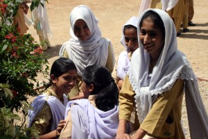 Students attend a school run by the Citizens Foundation in the area of Qayyumabad in Karachi, Pakistan. Photo by Larisa Epatko