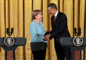 Obama, Merkel look for united front on Ukraine