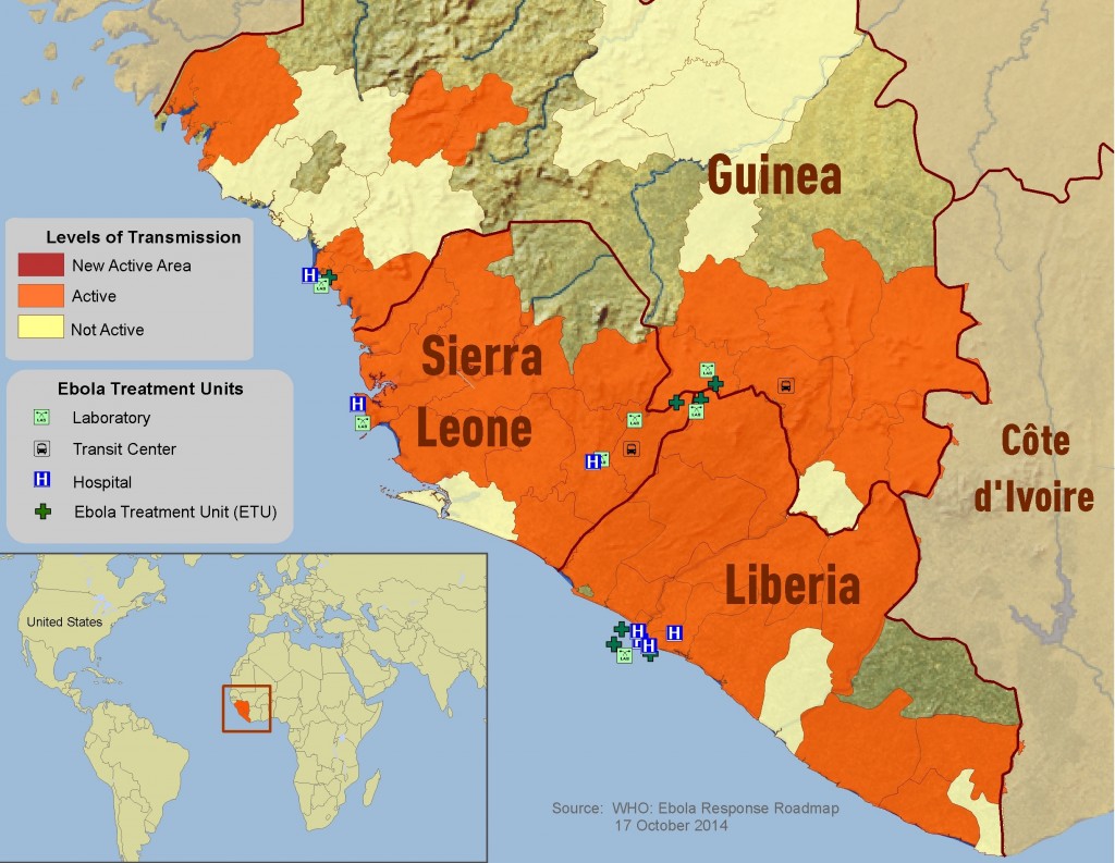 Map courtesy of CDC.
