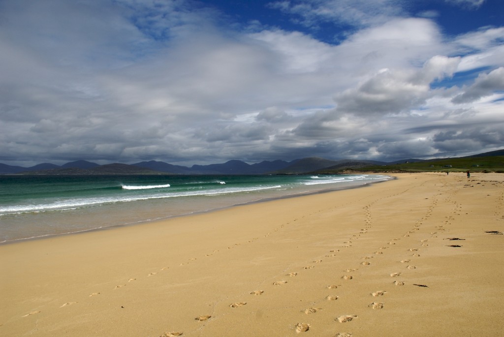The nearly deserted beaches of the Isle of Harris. Photo by Flickr user Stuart Herbert.