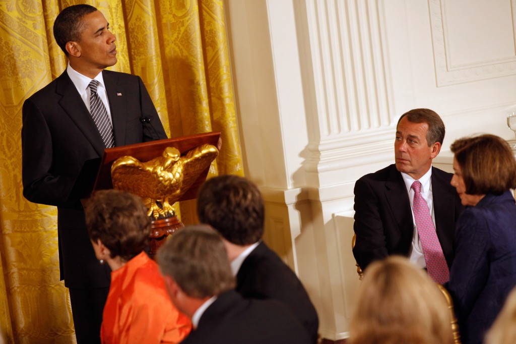 Obama Hosts Bipartisan Congressional Leaders At White House Dinner