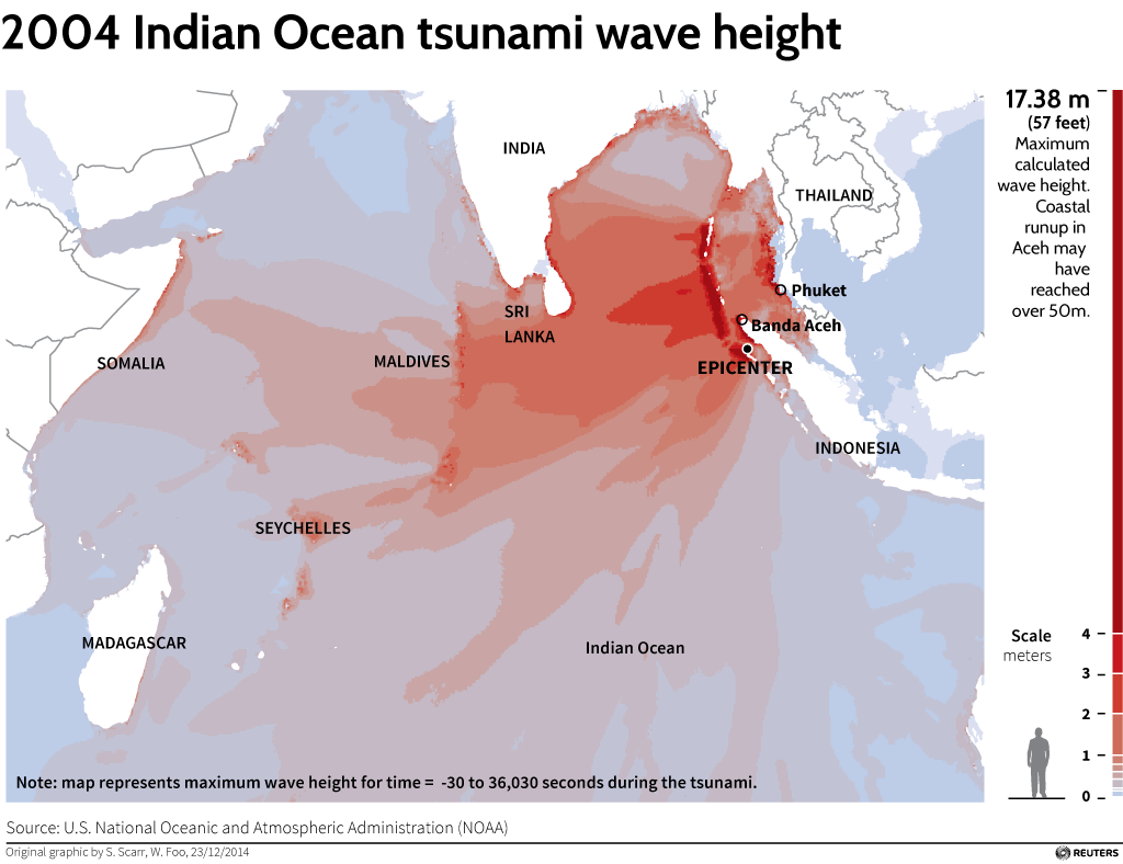 Tsunami 2004 Map