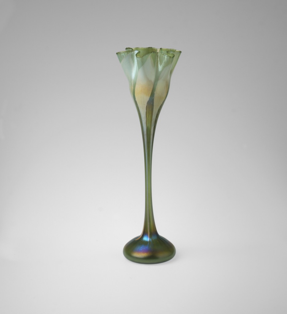 Flower-form vase.