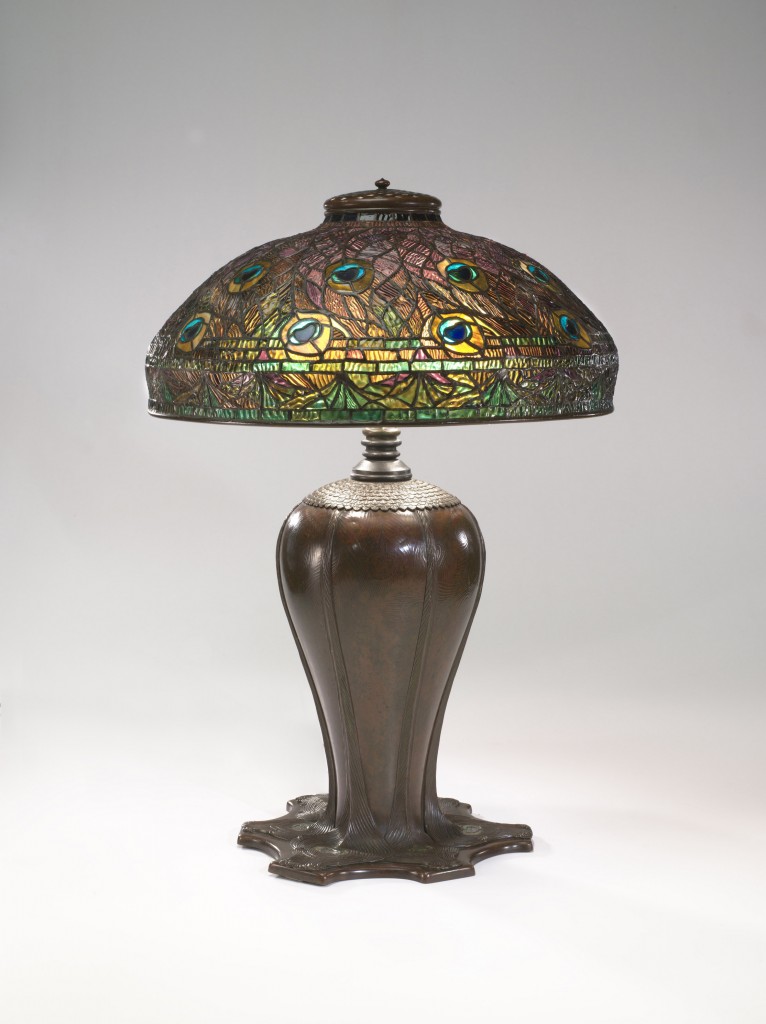 Peacock table lamp.