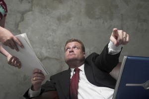 Boss says, Put that stuff over there. Photo by Ed Hidden/E+ via Getty Images. Model released.