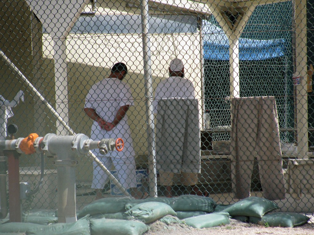 Detainees in the compliant camp at Guantanamo Bay, Cuba. Photo by Larisa Epatko