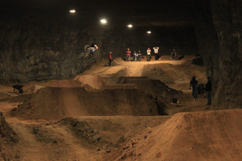 Photos See the bike cave that’s 100 feet below ground PBS News