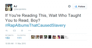 Rap music not to blame for racist frat video, Twitter says