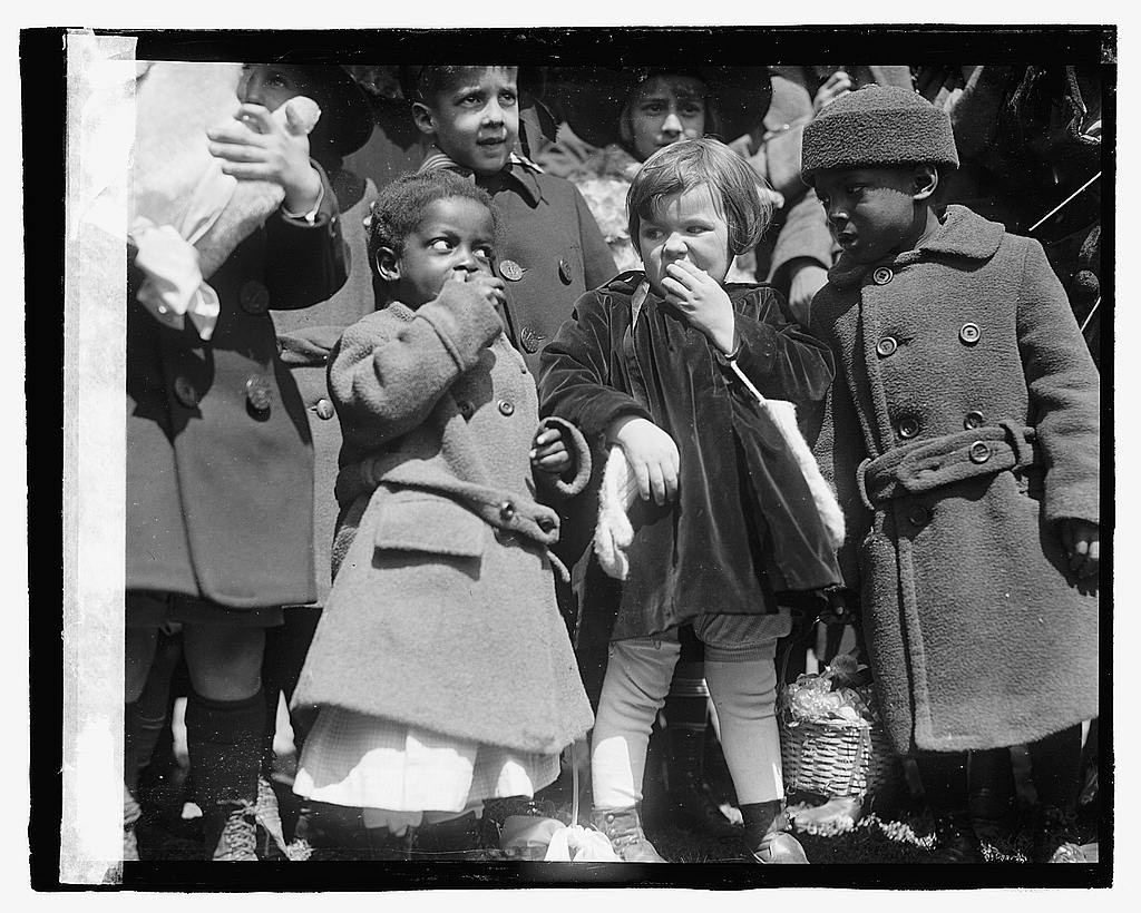 Children at the 1923 White House Easter Egg Roll (Photo credit: Library of Congress)