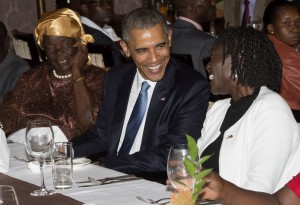 Obama returns to Kenya, reunites with father's family