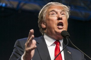 U.S. Republican presidential candidate Donald Trump, seen here at the Iowa Faith and Freedom Coalition ForumSaturday, hosted a Twitter chat on Monday. Brian C. Frank/Reuters