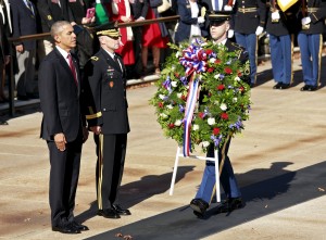 Obama visits Arlington National Cemetery to honor veterans