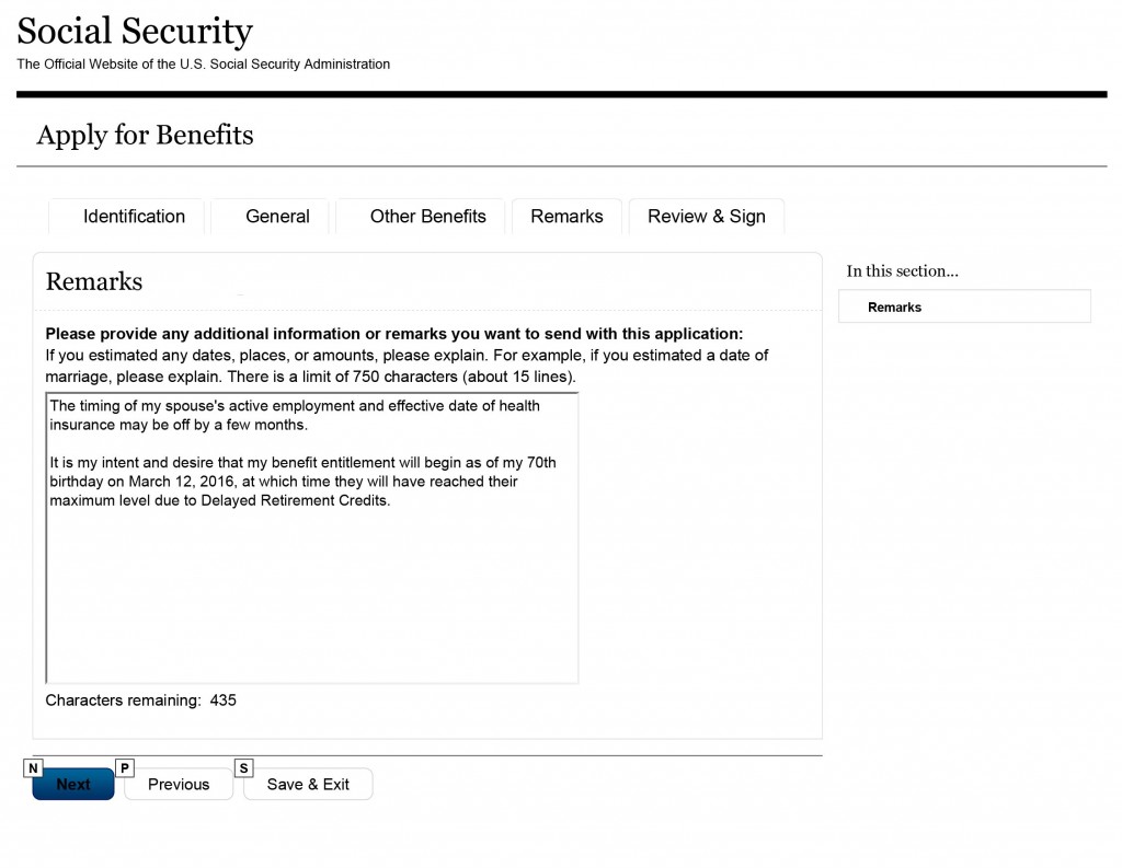 Social Security Online Application