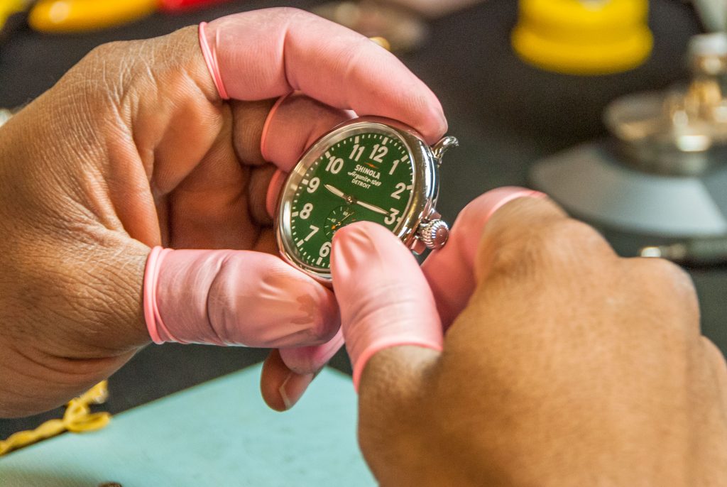Shinola watches. Photo by Kristen Doerer
