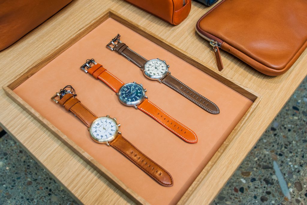 Shinola watches. Photo by Kristen Doerer