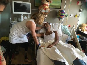 Survivors of Boston bombing meet with Orlando victims still in hospital