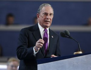 Former New York Mayor Michael Bloomberg speaks at the Democratic National Convention in Philadelphia, Pennsylvania, U.S. July 27, 2016. REUTERS/Lucy Nicholson - RTSJZU1