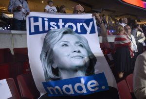 Hillary Clinton makes history tonight against high stakes