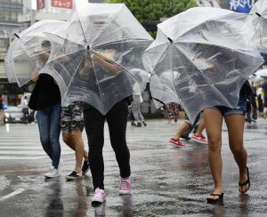 Japan braces for third typhoon in a week
