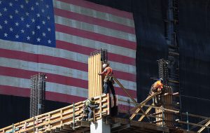 The U.S. economy added 250,000 jobs in October, a strong showing before the midterm elections. Photo by Frederic J. Brown/AFP/Getty Images