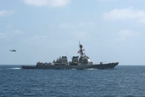 Admiral says missiles fired again at U.S. ship near Yemen