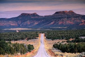 The Bears Ears buttes, located in Utah. The Bears Ears National Monument in Utah is one of two designations President Barack Obama made at the end of his term, granting protection to land considered to be sacred. Photo by Witold Skrypczak/Getty Images