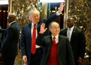 Japanese mogul pledges $50 billion U.S. investment after meeting with Trump