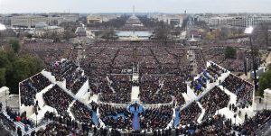 Panoramic of President Donald Trump's Inauguration at the Capitol Hill in Washington, D.C., U.S., January 20, 2017. Photo by Ricky Carioti/Pool/Reuters