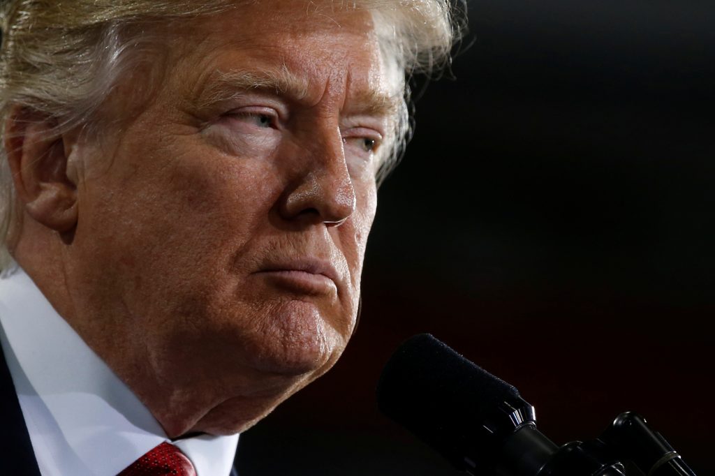 Trump delivers remarks at the American Center for Mobility in Ypsilanti Township