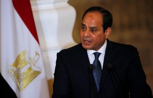 Egypt's President Abdel Fattah el-Sissi speaks during a news conference in Cairo on March 2, 2017. File photo by Amr Abdallah Dalsh/Reuters