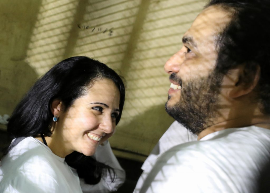 Aya Hijazi and her husband Mohamed Hassanein, founders of Belady, an NGO that promotes a better life for street children, ...