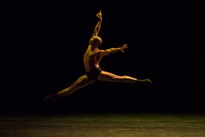 Dancer Desmond Richardson in "IMPRINT/MAYA." Photo by Teresa Wood.
