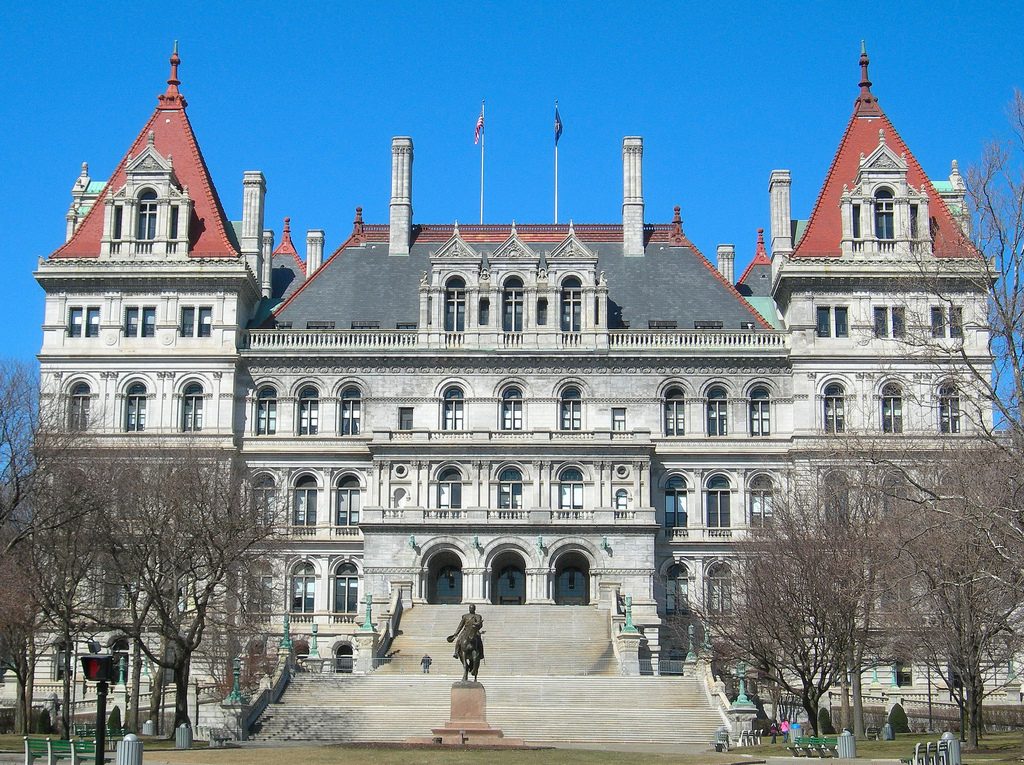 The New York State Capitol.