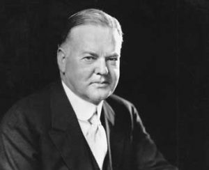 President Herbert Hoover in an undated photograph courtesy of the Library of Congress.