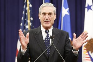 Former FBI Director Robert Mueller at the Justice Department headquarters in 2013. Photo by Jonathan Ernst/Reuters