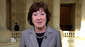 Sen. Susan Collins, R-Maine, said Tuesday that the FBI's investigation into Russia's role in the 2016 election "should go forward."