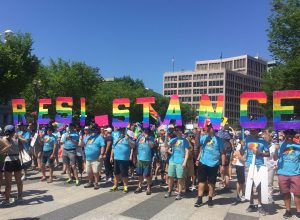 At Equality March, thousands rally for LGBTQ rights