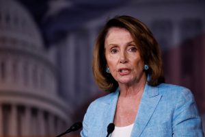 House Minority Leader Nancy Pelosi speaks about the recent attack on the Republican Congressional Baseball team during her weekly press conference on Capitol Hill in Washington, D.C. Photo by Aaron P. Bernstein/Reuters