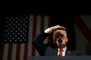 U.S. President Donald Trump arrives to deliver a speech on US-Cuba relations at the Manuel Artime Theater in Miami, Florida, U.S.