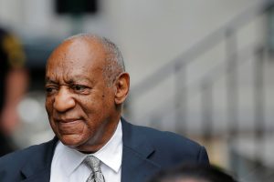 Actor and comedian Bill Cosby arrives for the sixth day of deliberations in his sexual assault trial at the Montgomery County Courthouse in Norristown, Pennsylvania