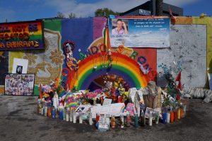 The parking lot at the Pulse nightclub in Orlando