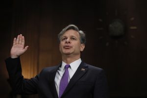 WATCH: Chris Wray says Trump-Russia probe is not a 'witch hunt'