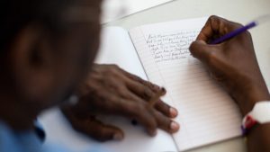 In pain and with nowhere to go, homeless patients find respite in a writing group