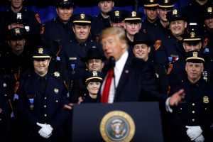 Trump was 'making a joke' in don't-be-too-nice police speech, White House says