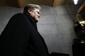 Senior Counselor to the President Steve Bannon arrives before the presidential inauguration on the West Front of the U.S. Capitol in Washington, D.C., U.S., January 20, 2017. REUTERS/Win McNamee/Pool - RTSWKL4