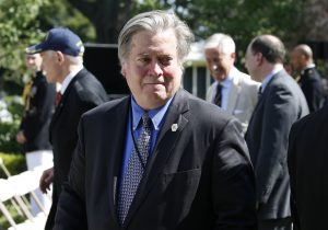 File photo of former White House chief strategist Steven Bannon by Joshua Roberts/Reuters