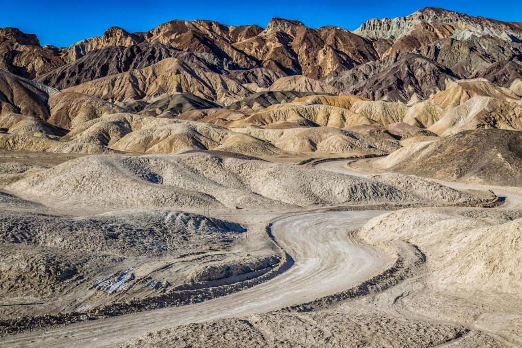 Twenty Mule Team Canyon in Death Valley, California. Photo by Mobilus In Mobili/via Flickr